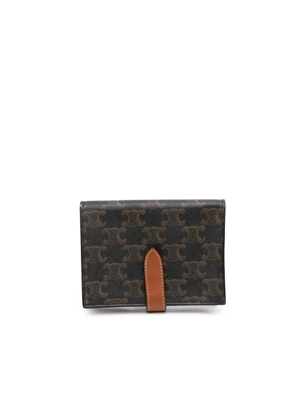 Celine Triomphe Coated Canvas Compact #329243C37B